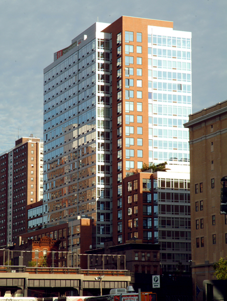 The Caledonia at 450 West 17th Street is a luxury condominum building in Chelsea.